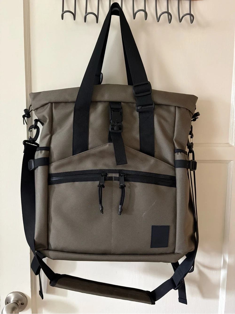 The Brown Buffalo Conceal Tote Bag Ranger Green Ballistic